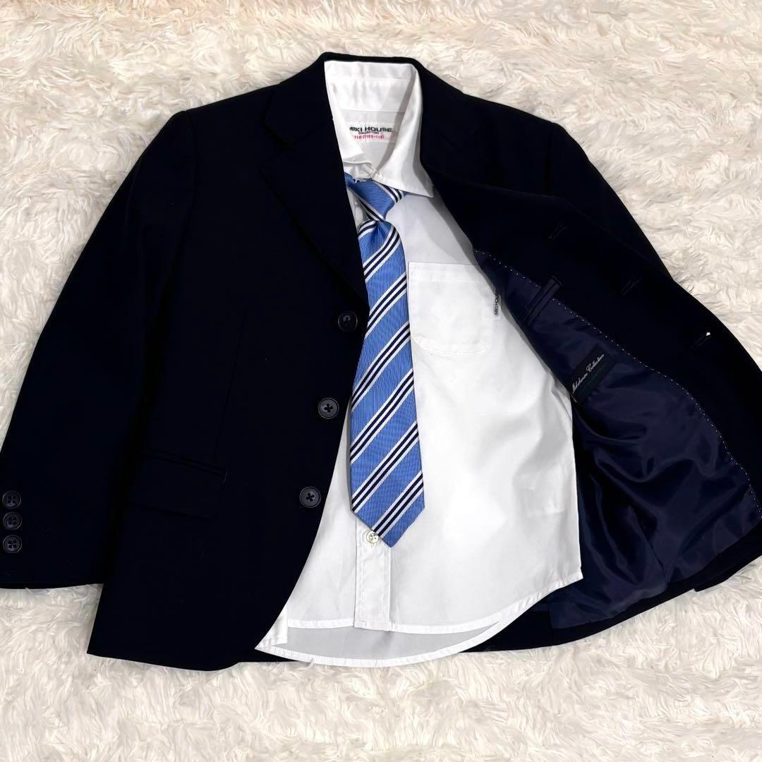 美品✨ミキハウス 110 スーツ 入学式 卒園式 フォーマル 七五三 男の子