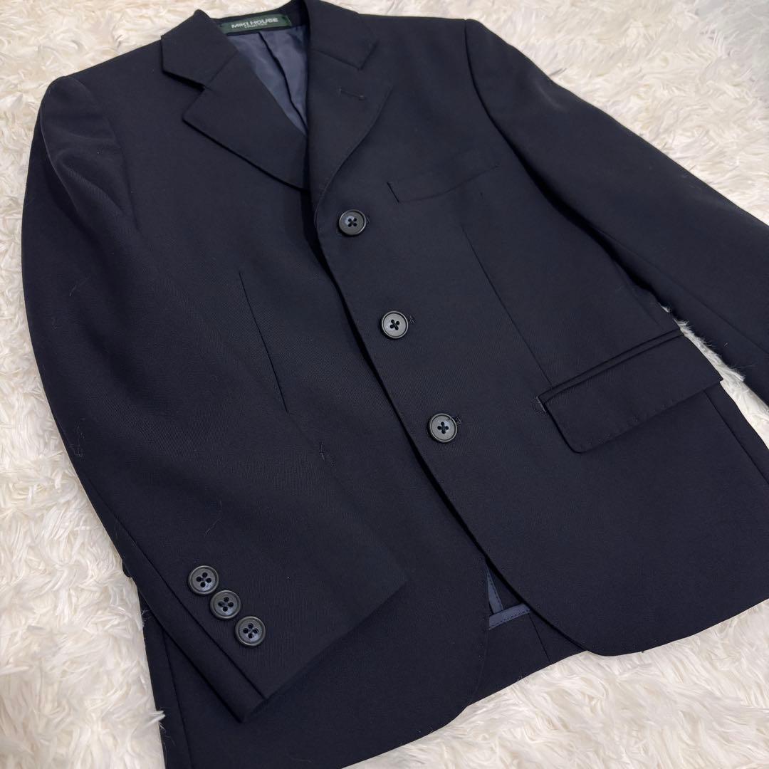 美品✨ミキハウス 110 スーツ 入学式 卒園式 フォーマル 七五三 男の子
