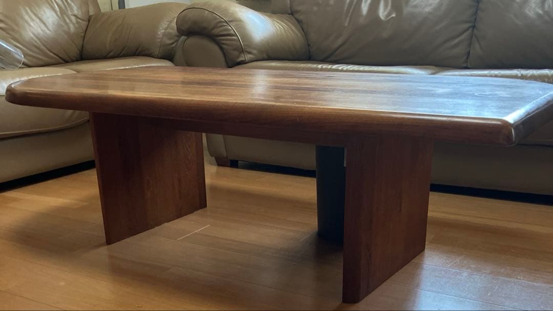 IDC 大塚家具　チーク材　総無垢材　テーブル　20万