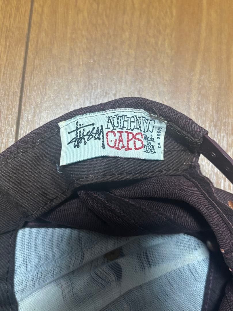 帽子 90s old stussy cap