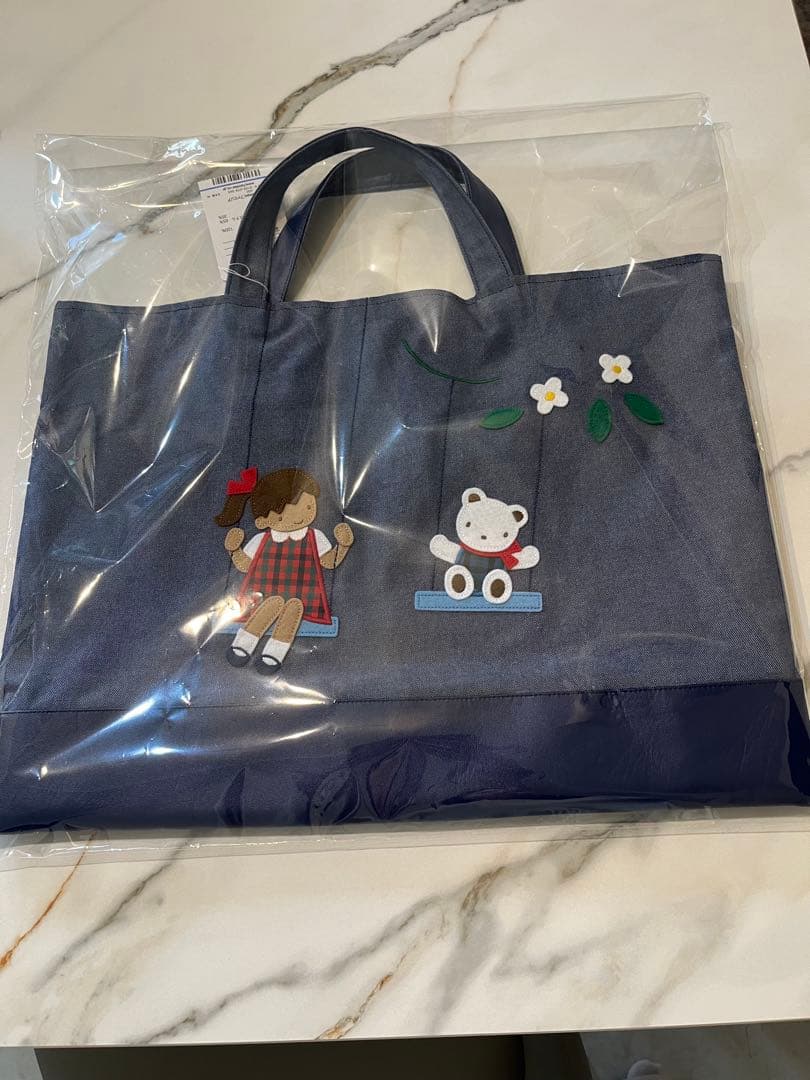 ファミリア　デニムバック　ブランコ