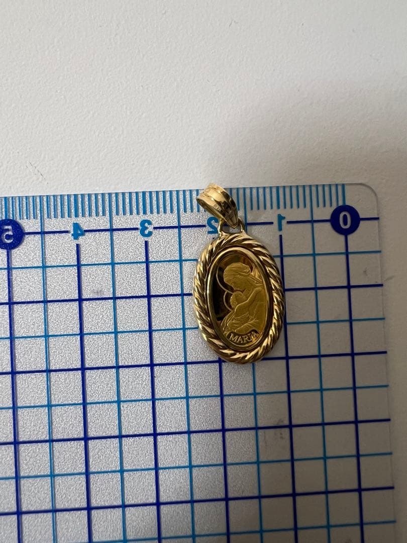 殿k18金 24純金 ペンダント