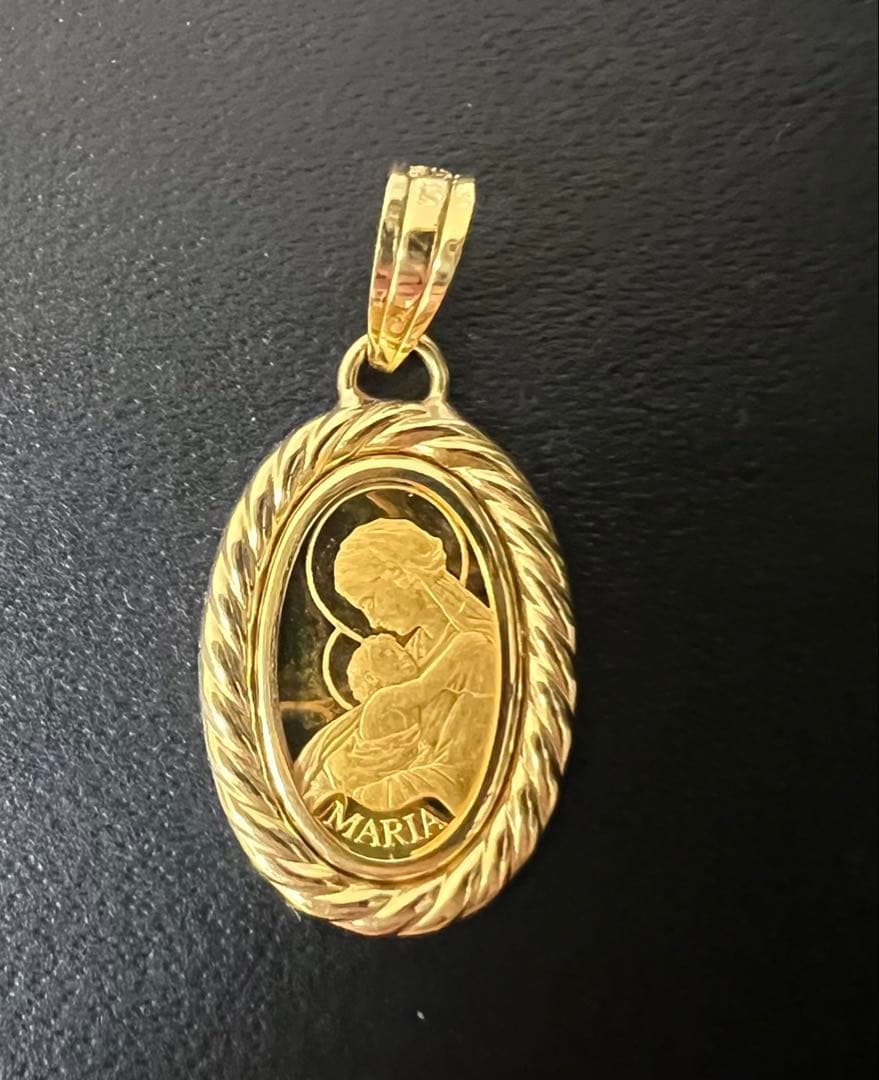 殿k18金 24純金 ペンダント