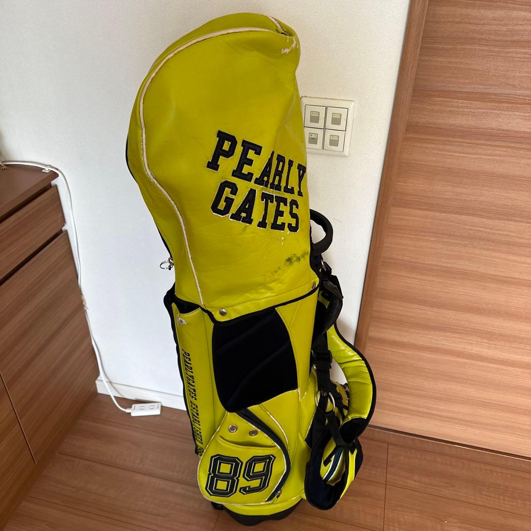 美品！PEARLY GATES ゴルフバッグ 89 イエロー