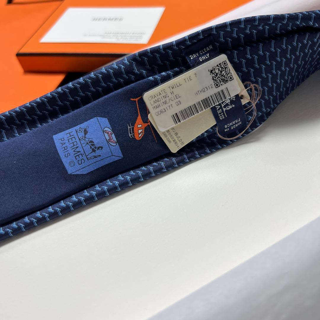 新品未使用 正規品 HERMES エルメス ネクタイ 百貨店