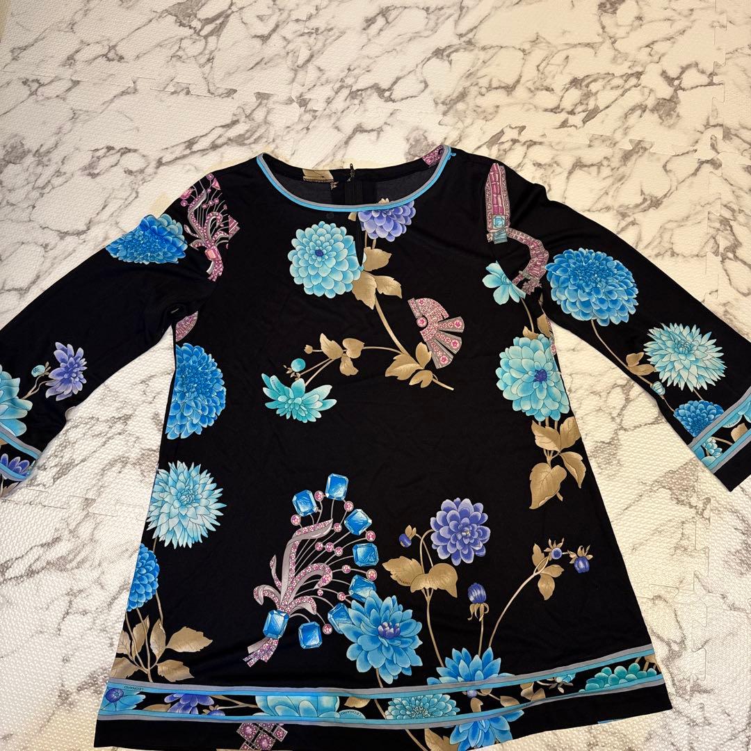 花柄長袖チュニック　42