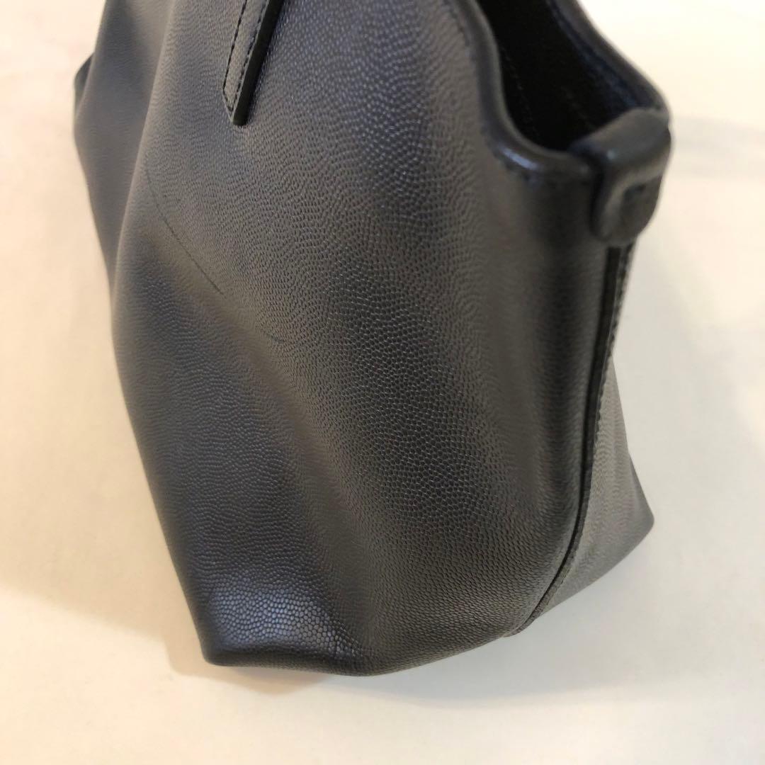 A4可　ガンチーニ　フェラガモ ロゴ レザー トートバッグ　オールレザー