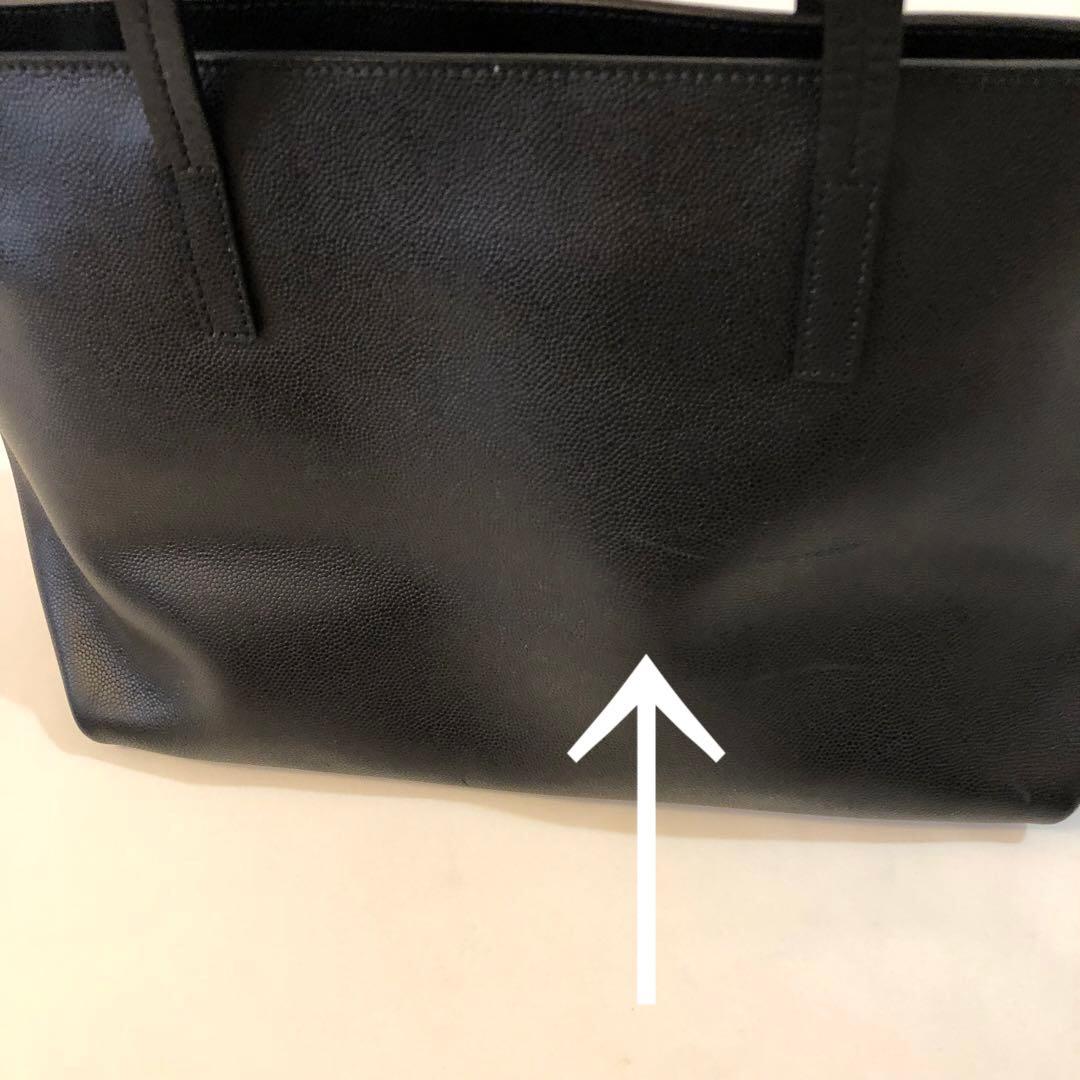 A4可　ガンチーニ　フェラガモ ロゴ レザー トートバッグ　オールレザー