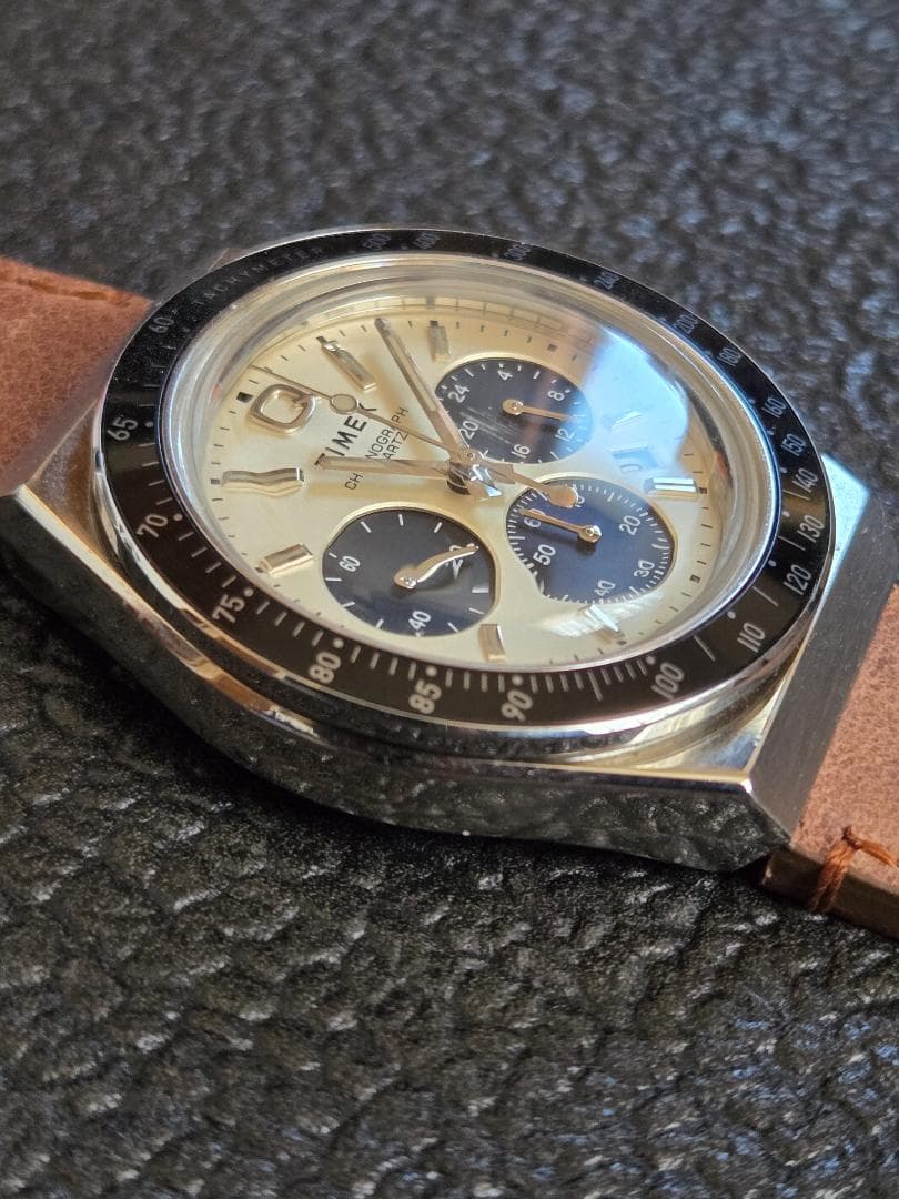 TIMEX Q クロノグラフ ベルト未使用 Q TIMEX クォーツ