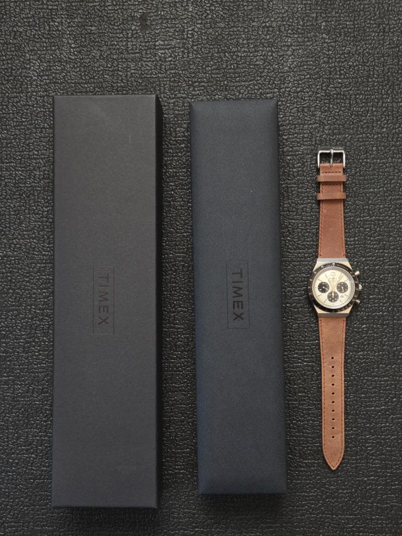 TIMEX Q クロノグラフ ベルト未使用 Q TIMEX クォーツ