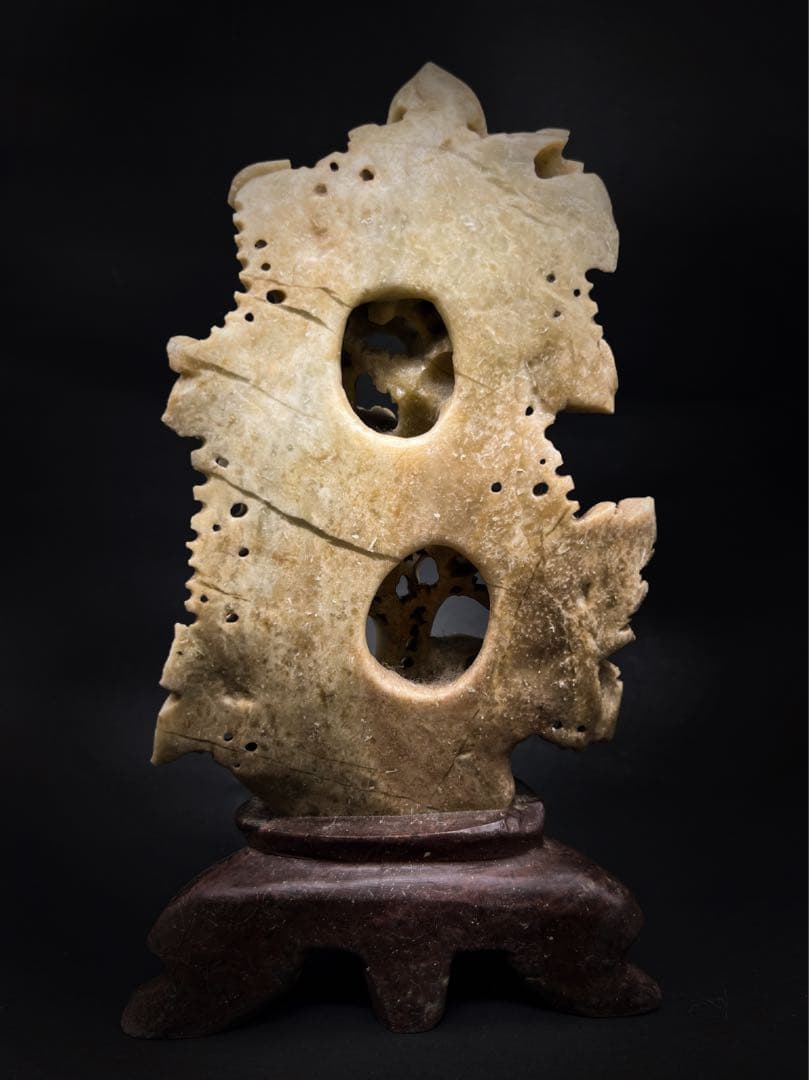 中國美術 古玩 石彫 彫刻置物