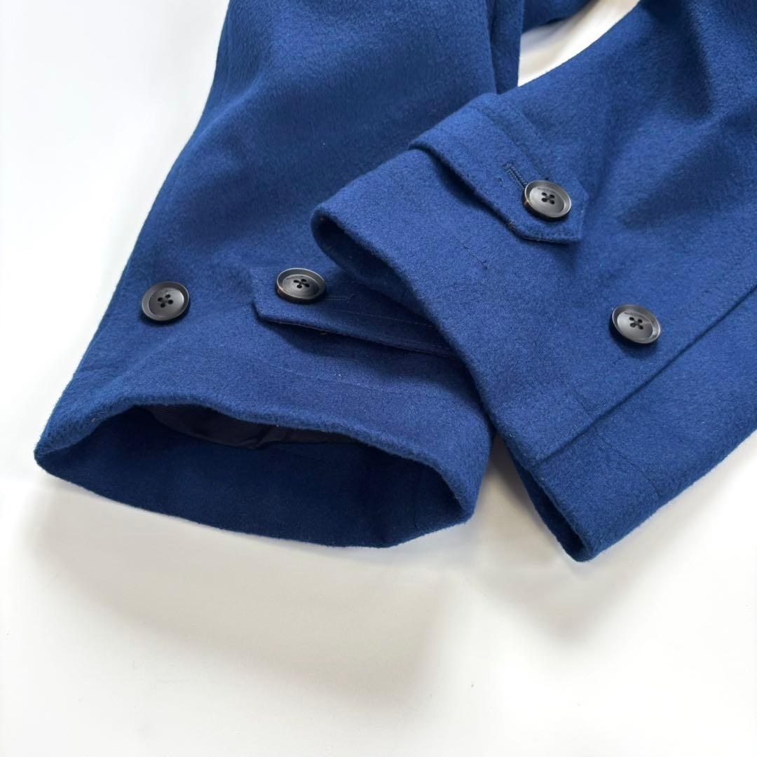 【特大4L】PaulSmith ポールスミス ダッフルコート ブルー 青