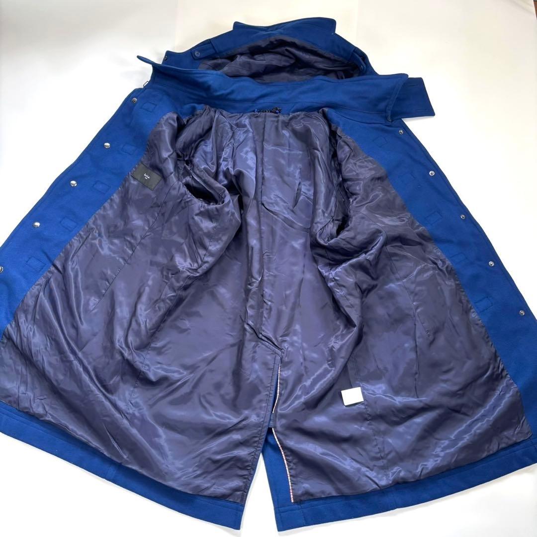 【特大4L】PaulSmith ポールスミス ダッフルコート ブルー 青