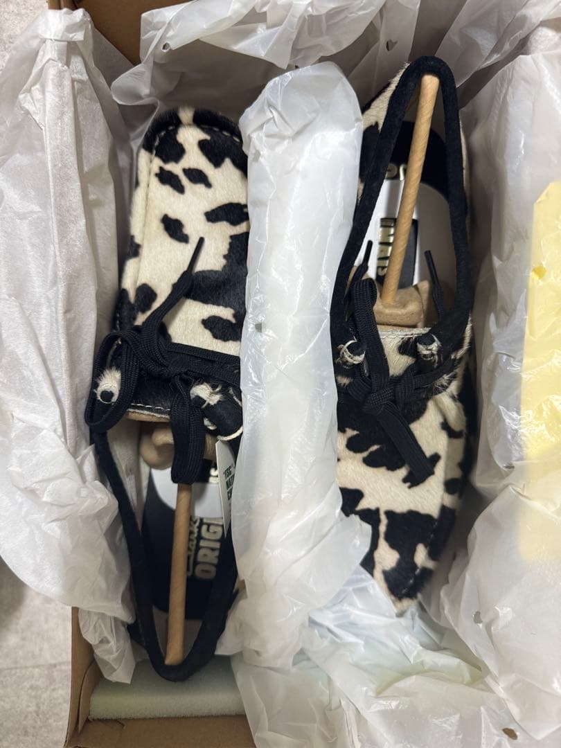 Clarks クラークス Wallabee ワラビー Cow Print 新品