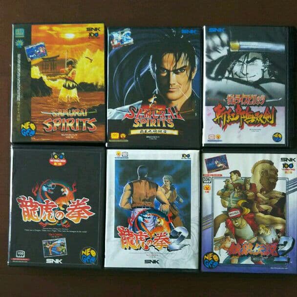 ネオジオ本体 2Pコントローラ ソフト6本