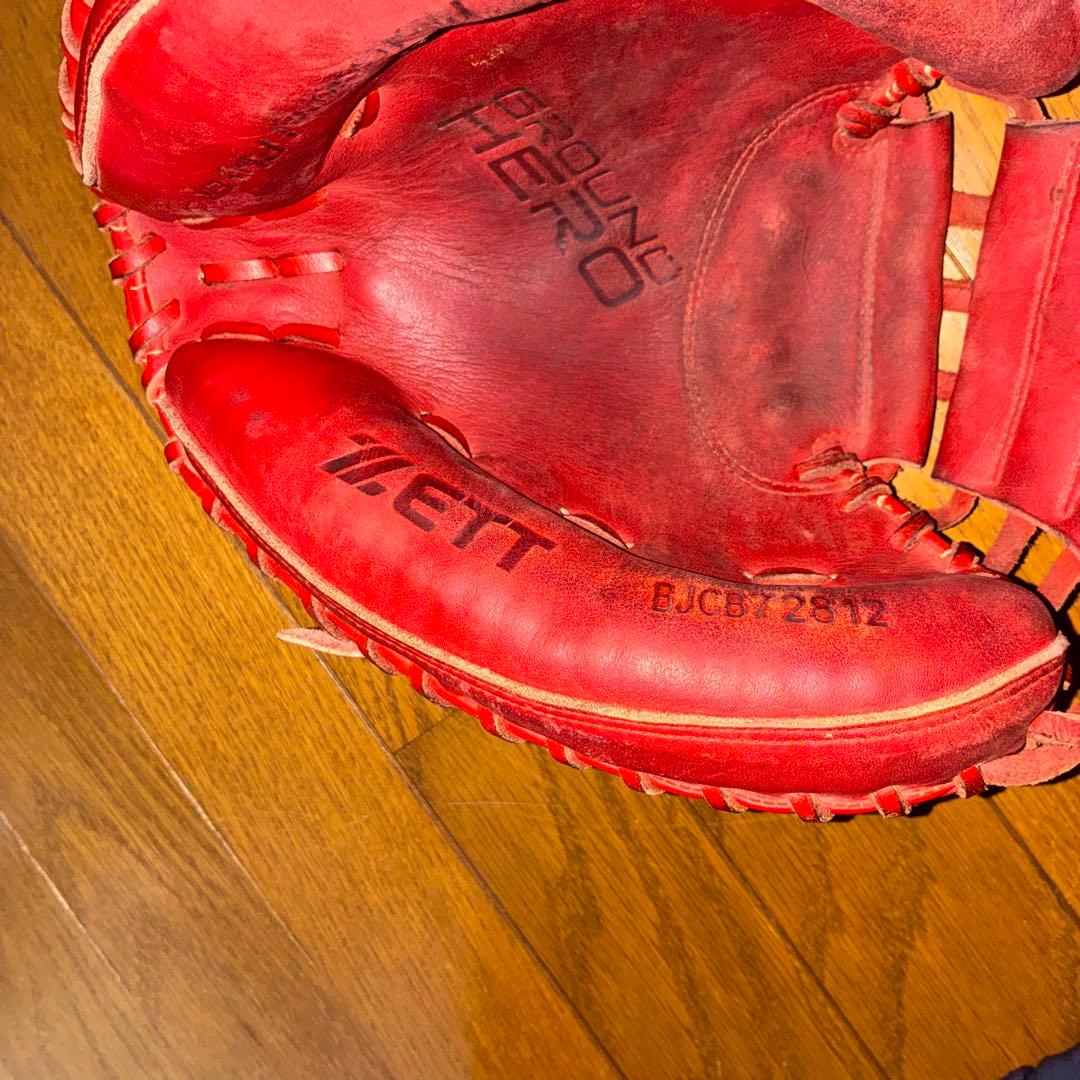 【値下げ相談可】希少!!ZETT 少年軟式キャッチャーミット 左利き