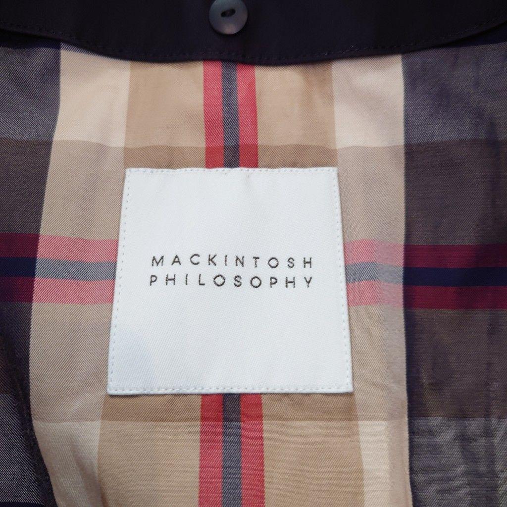 マッキントッシュフィロソフィー　ステンカラーコート　中綿　ライナー　フード　36