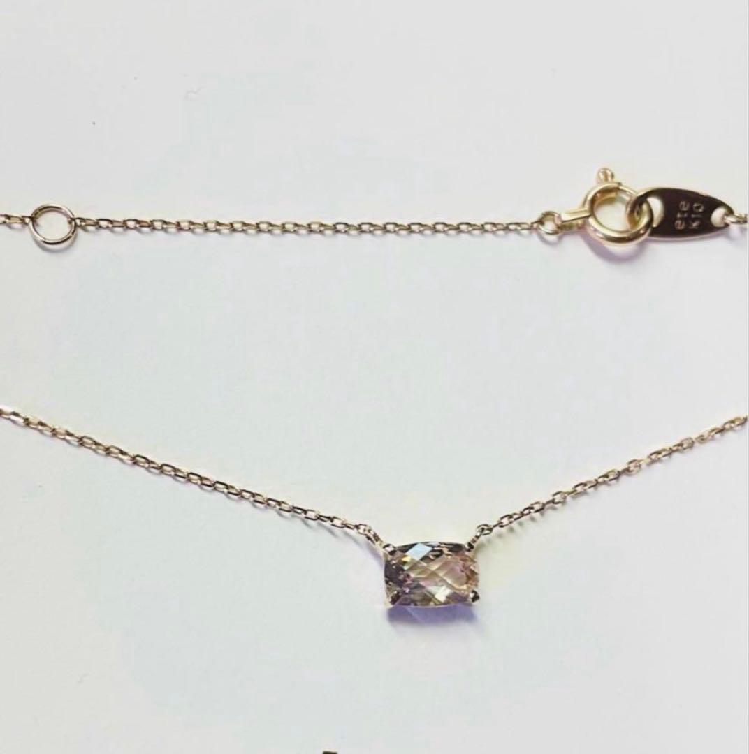 ete K10MPGミスティローズ　トパーズネックレス