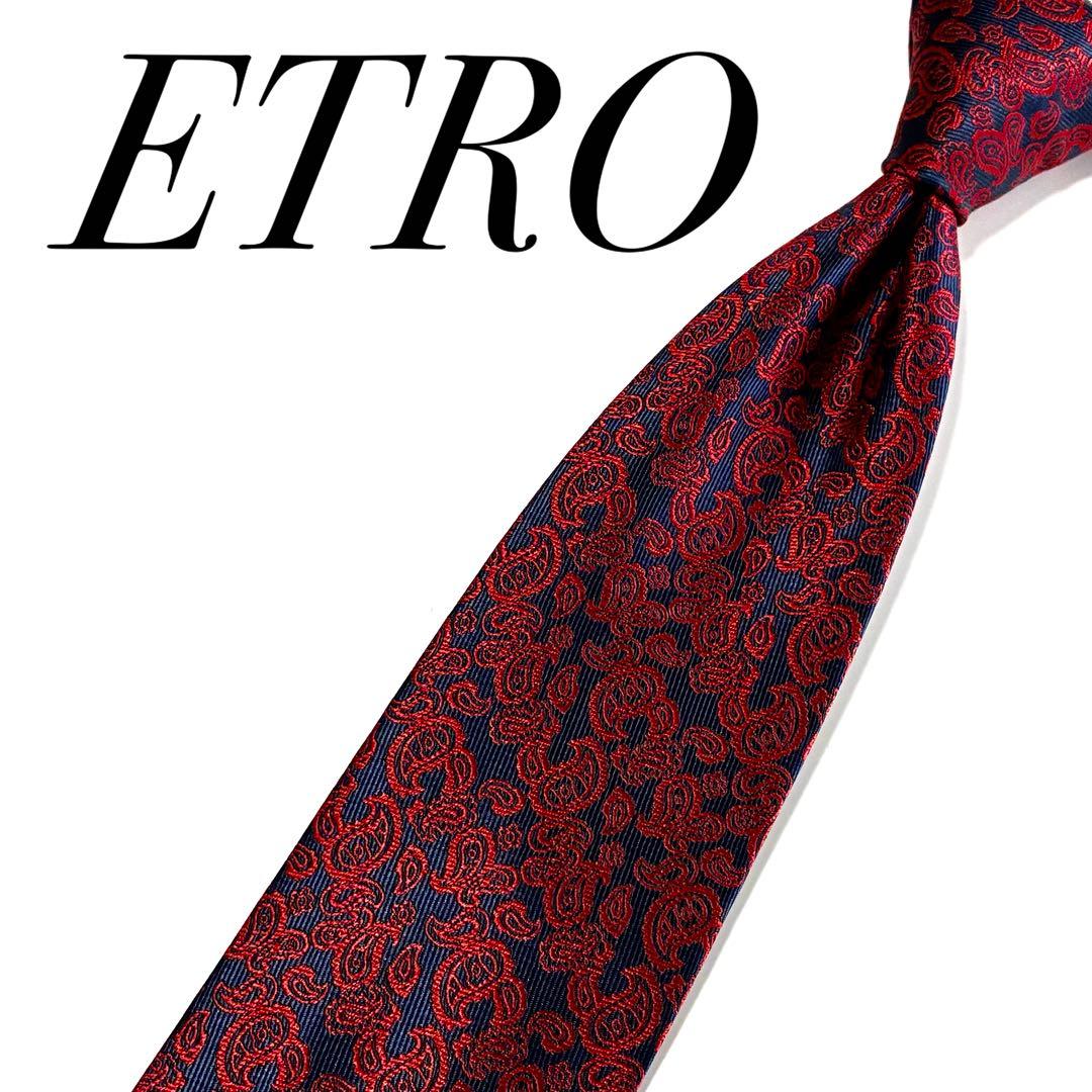 3784✨極美品✨エトロ ネクタイ ペイズリー 花柄