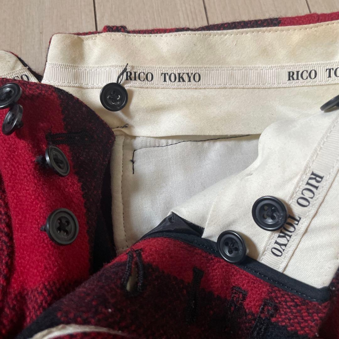 ‼️だく‼️ 激レア RICO バッファローチェック ウールパンツ
