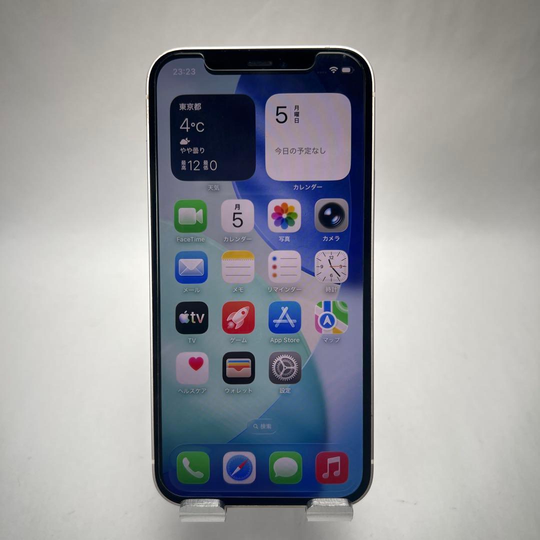 【即使用可／SIMフリー】iPhone 12 64GB 画面割れあり 動作良好