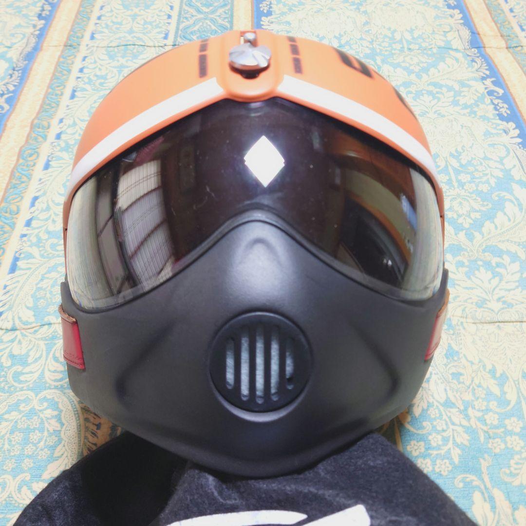 OSBE TORNADO パイロットヘルメット XLサイズ マスク付　絶版オズベ