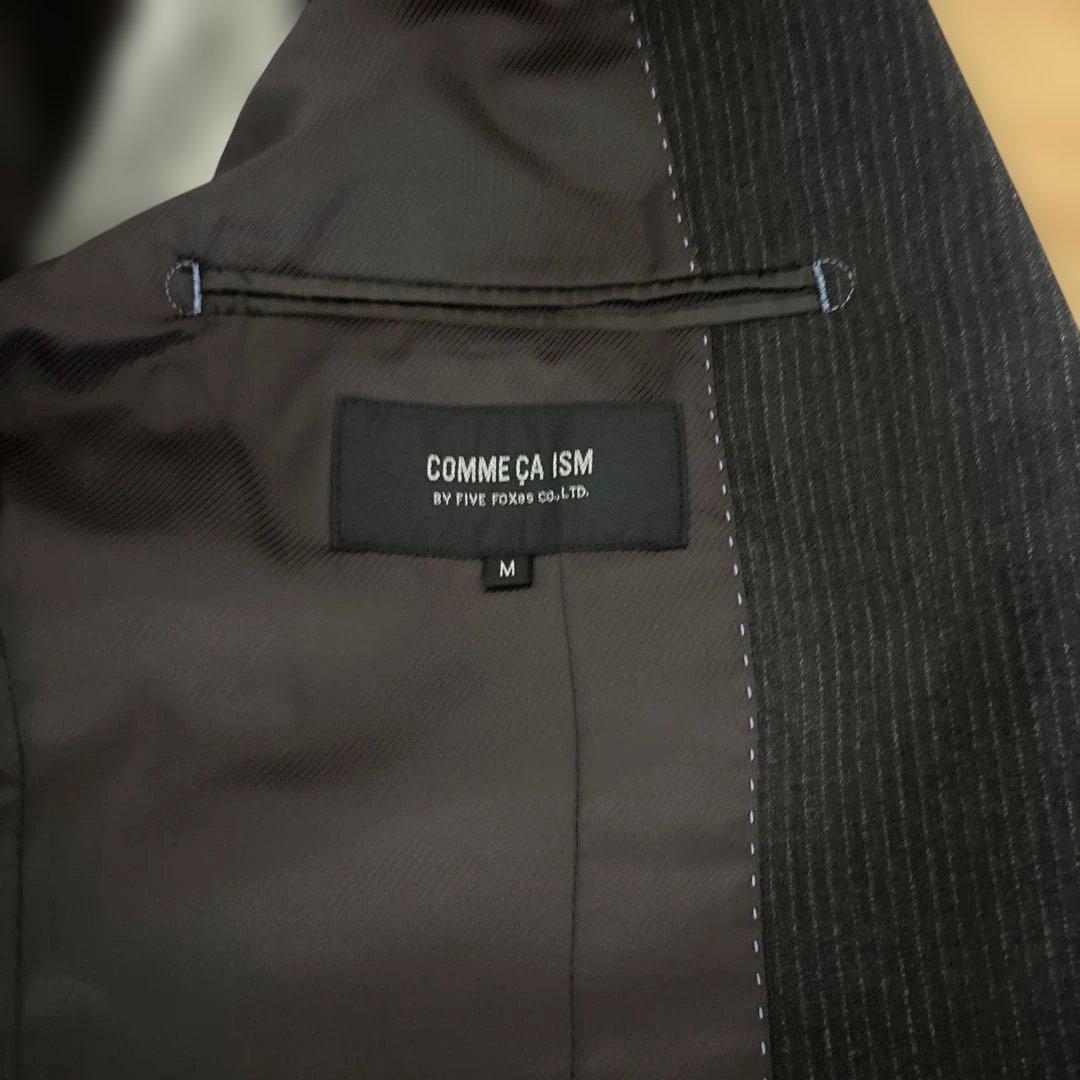 【新品】COMMECA ISM スーツ セットアップ ブラウン ストライプ M