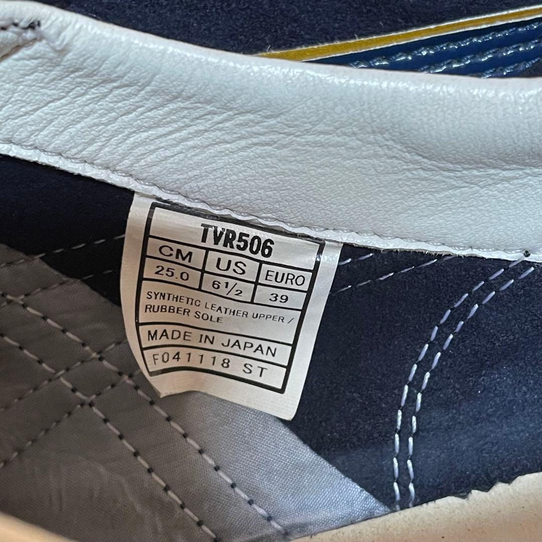 ローテレフリー　25.0cm asics ネイビー　審判　指導者　バレーボール