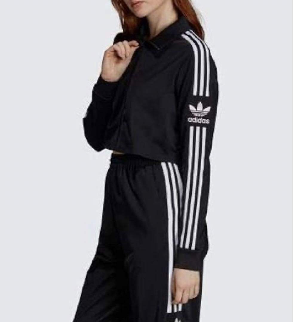 adidas クロップド　トラックジャケット　2XO 大きいサイズ