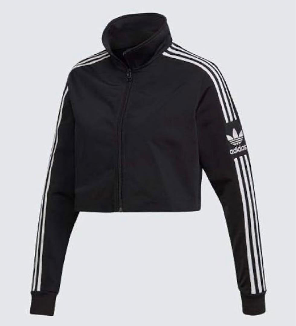 adidas クロップド　トラックジャケット　2XO 大きいサイズ