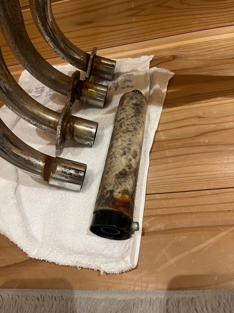 z400fxz400jマフラー4-1メッキ