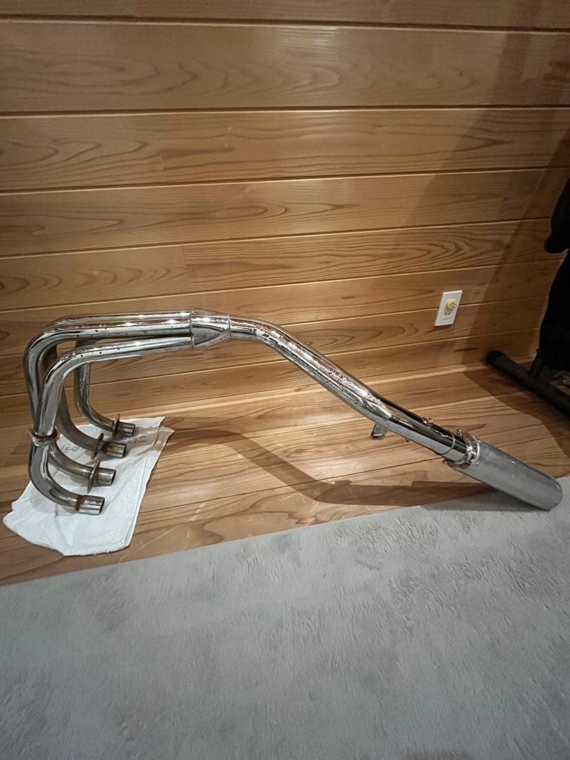 z400fxz400jマフラー4-1メッキ