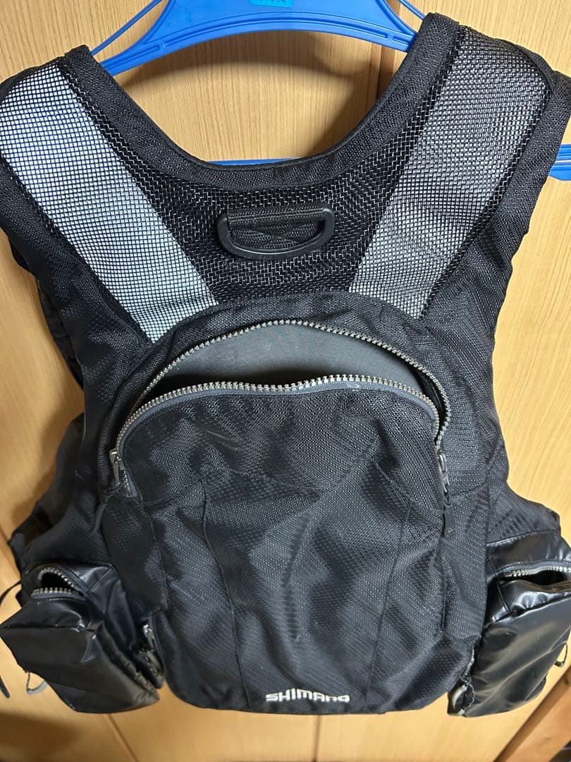 SHIMANO XEFO フィッシングベスト ブラック　付属品あり