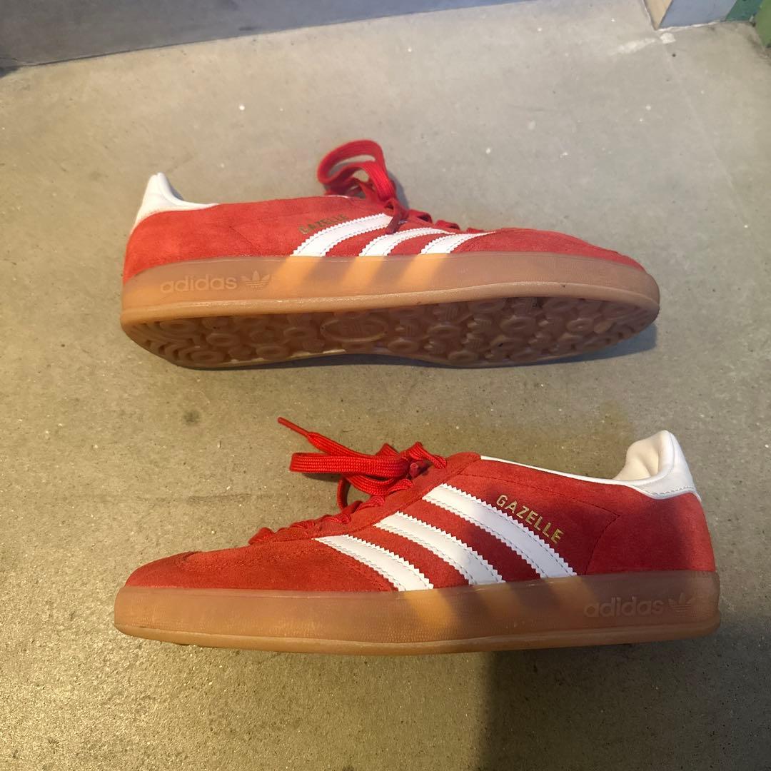 adidas Gazelle Indoor 24cm レッド