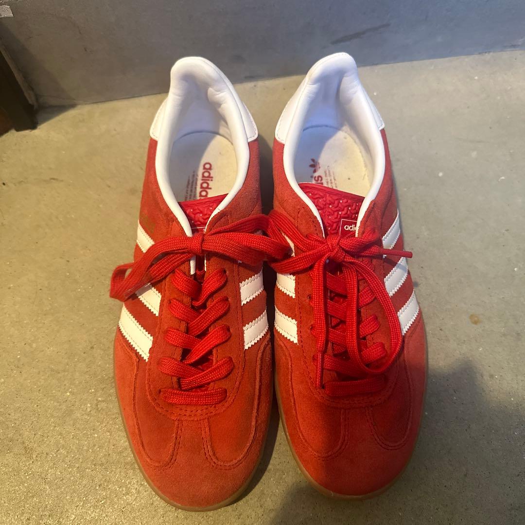 adidas Gazelle Indoor 24cm レッド