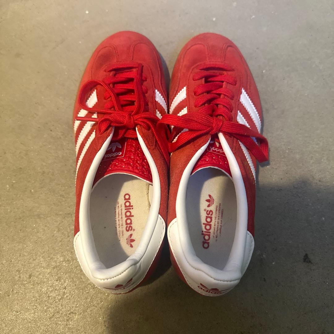 adidas Gazelle Indoor 24cm レッド