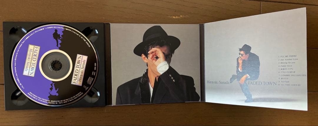 【超希少品】真田広之 トランプ〈ニッセイ〉＋ CD「FADED TOWN」セット