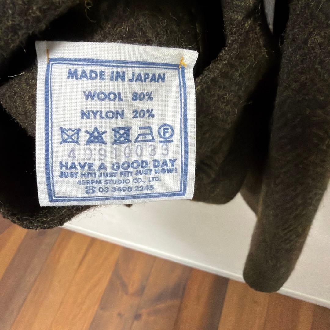 45R ジャージフラノの四角ジャケット