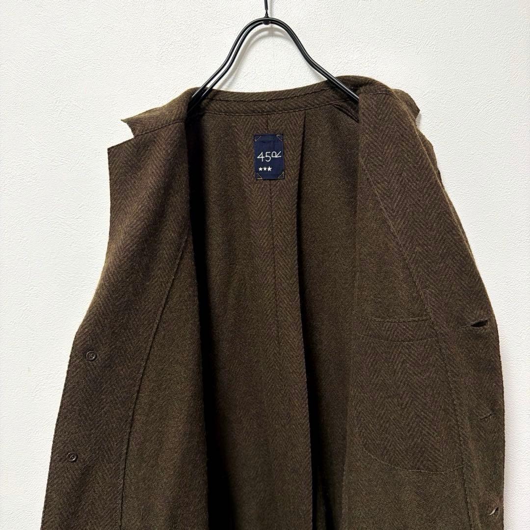 45R ジャージフラノの四角ジャケット