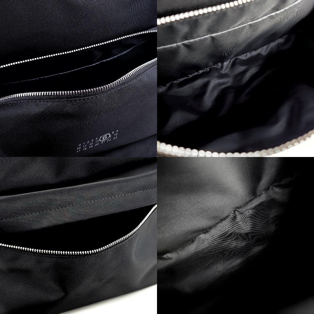 美品 メゾンマルジェラ MM6 ナンバリングロゴ バックパック リュックサック