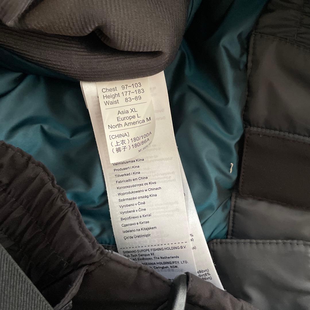 SHIMANO XEFO ストレッチ ウォームスーツ パンツ XL