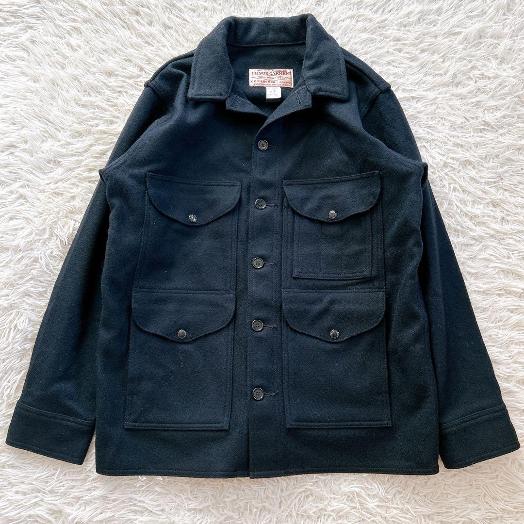 極美品　フィルソン マッキノーウールクルーザージャケットUSA製　ブラック