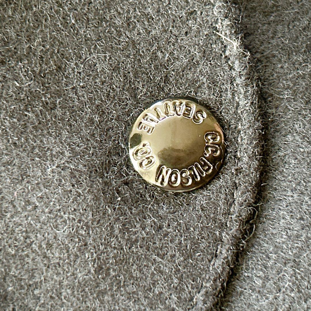 極美品　フィルソン マッキノーウールクルーザージャケットUSA製　ブラック