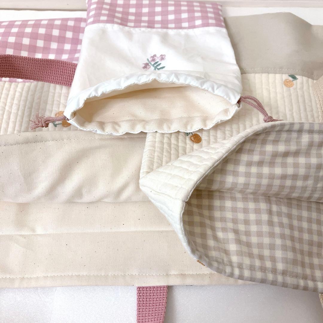 レッスンバッグ ✖️2 コップ袋　ランチョンマット