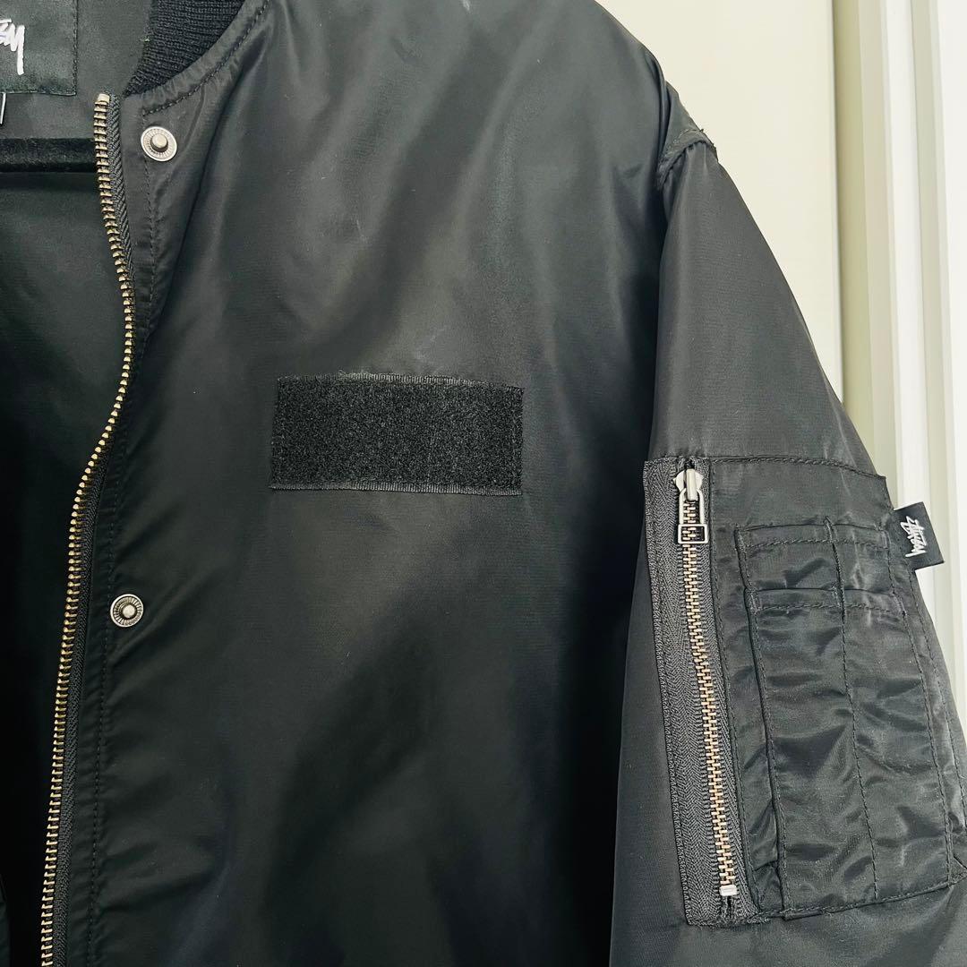 Stussy MA-1ジャケット ブラック Sサイズ