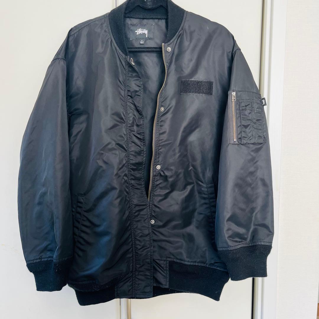 Stussy MA-1ジャケット ブラック Sサイズ