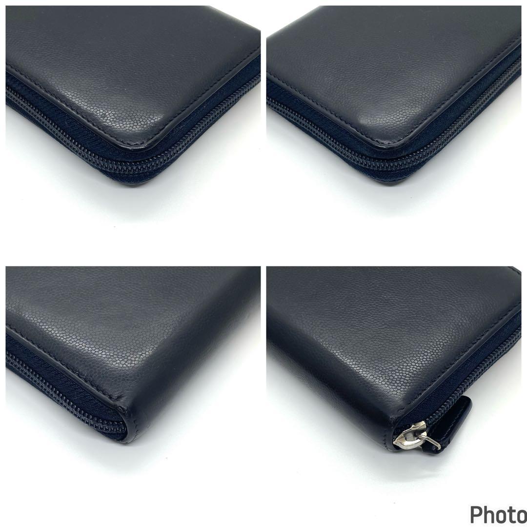 シャネル ラウンドファスナー 長財布