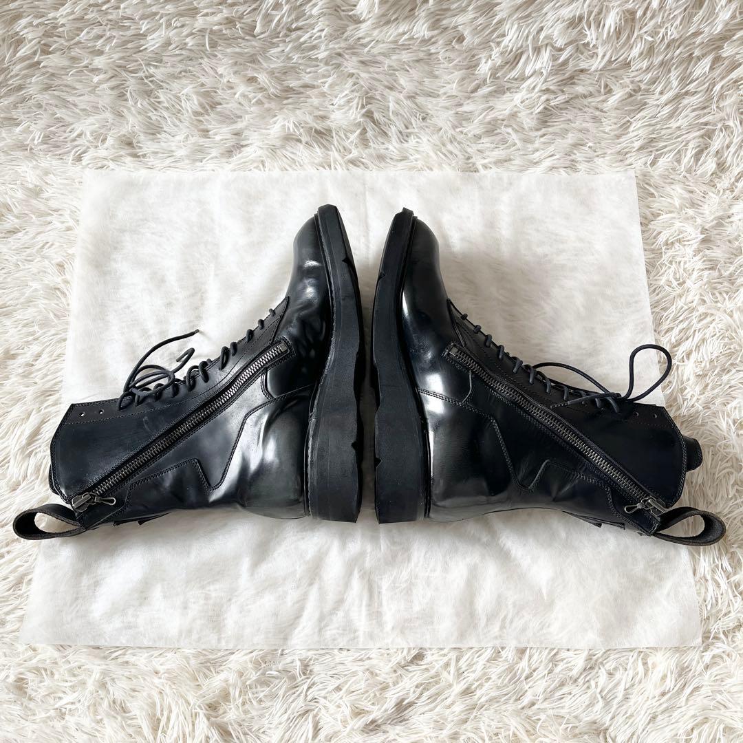 美品✨JULIUS ユリウス W SIDE ZIP MILITARY BOOTS