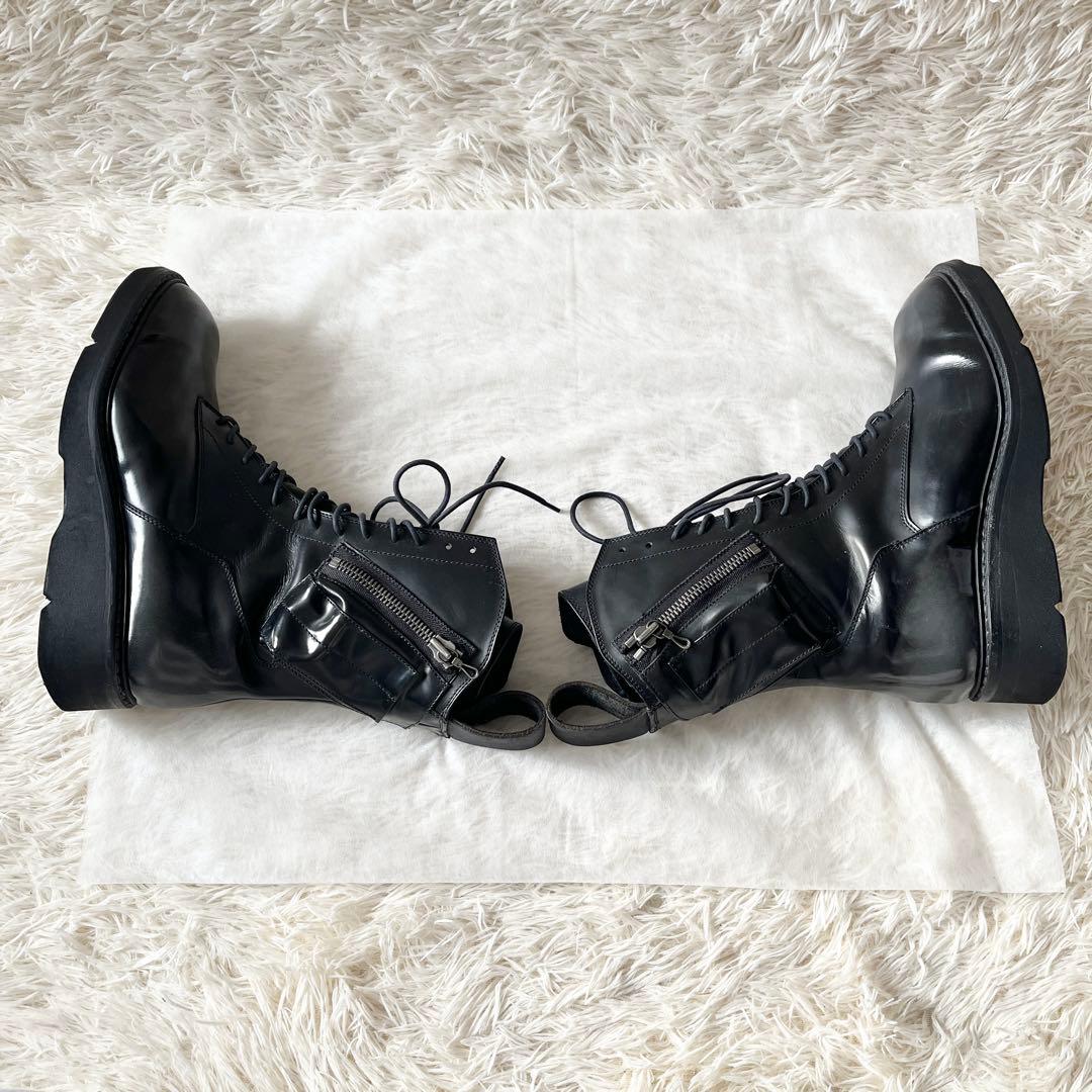 美品✨JULIUS ユリウス W SIDE ZIP MILITARY BOOTS