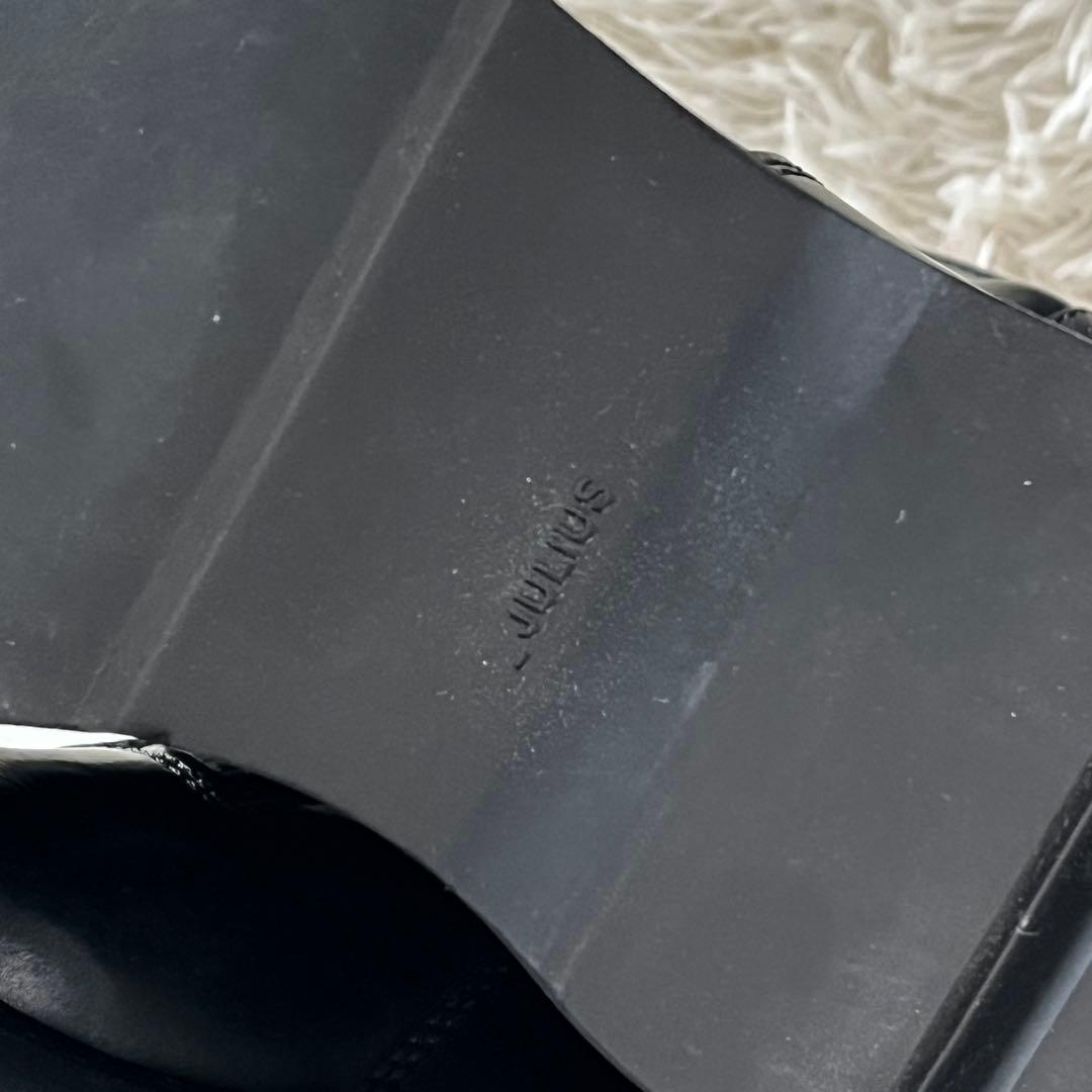 美品✨JULIUS ユリウス W SIDE ZIP MILITARY BOOTS